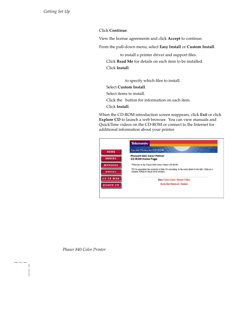 Tektronix Phaser 840 Color Printer 071-0389-00 User Manual | Page 38 / 41