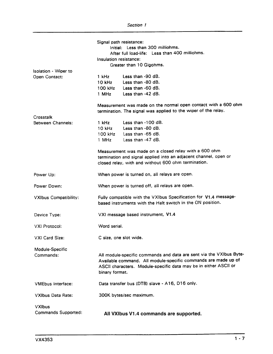 Tektronix VX4353 User Manual | Page 22 / 64