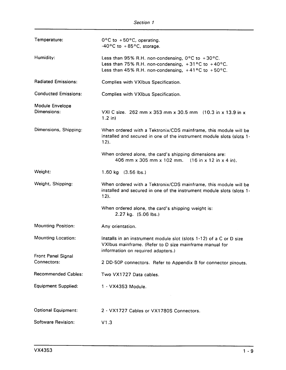 Tektronix VX4353 User Manual | Page 24 / 64