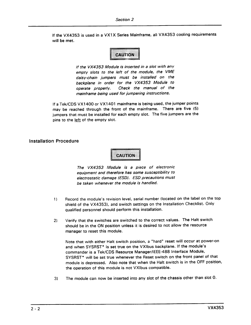 Tektronix VX4353 User Manual | Page 27 / 64