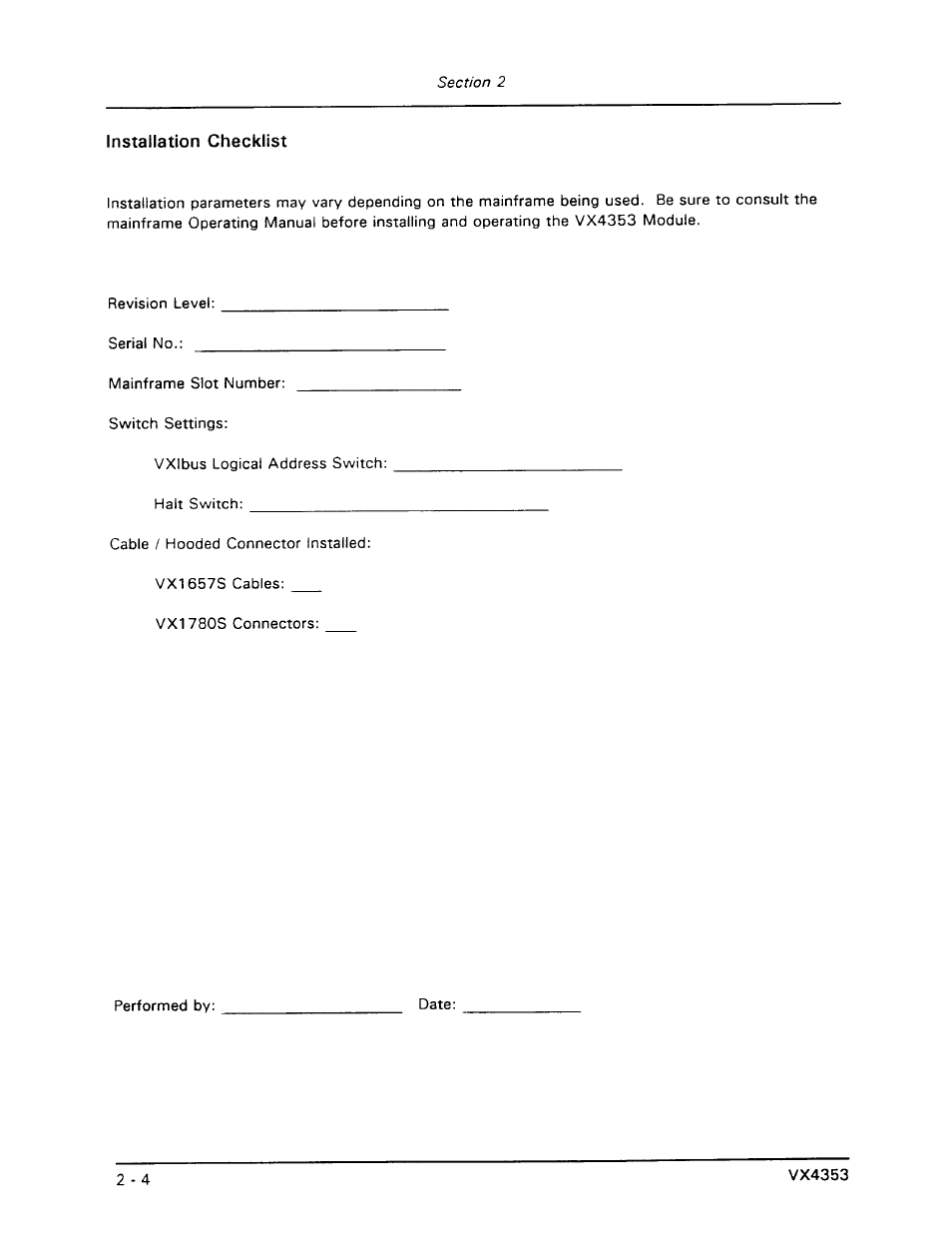 Tektronix VX4353 User Manual | Page 29 / 64