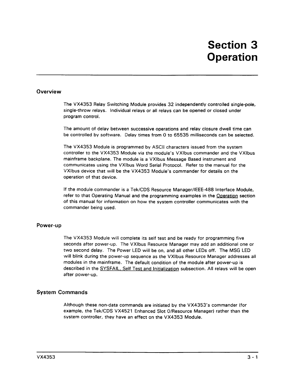 Tektronix VX4353 User Manual | Page 30 / 64