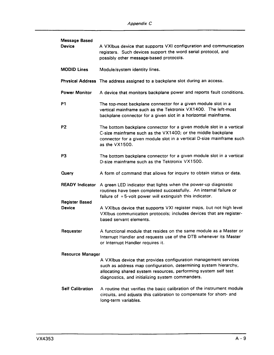 Tektronix VX4353 User Manual | Page 54 / 64