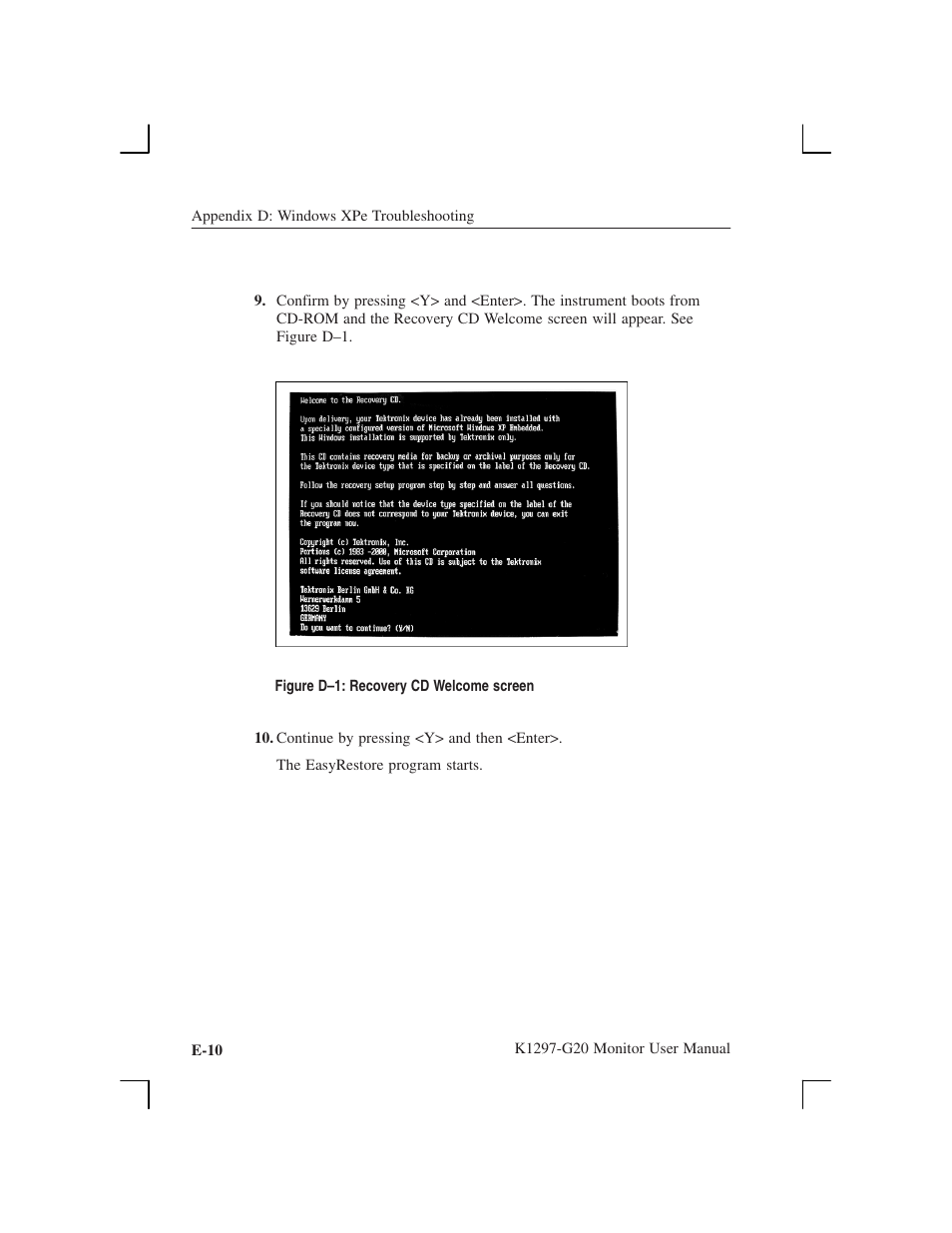 Tektronix K1297-G20 User Manual | Page 188 / 198