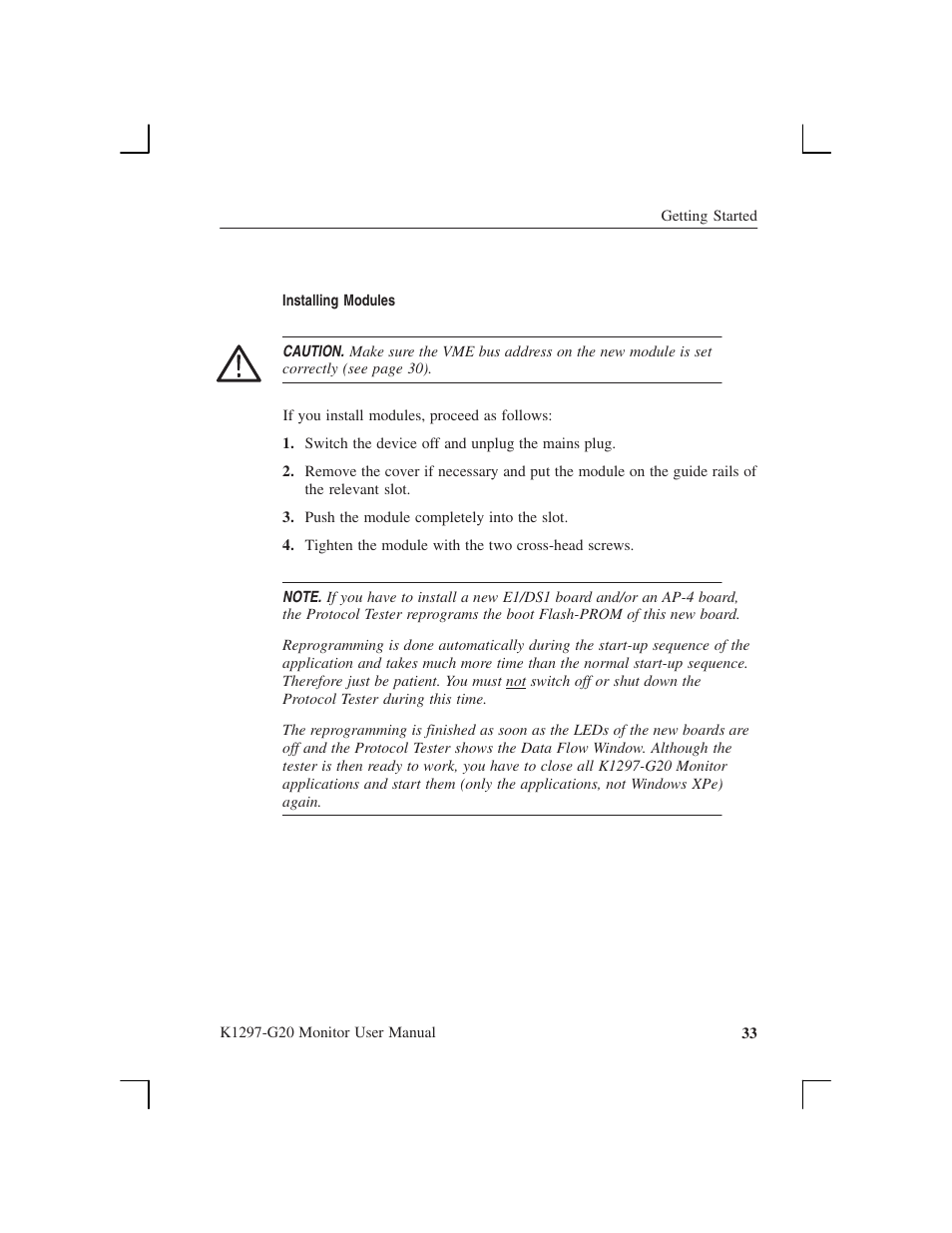 Tektronix K1297-G20 User Manual | Page 45 / 198