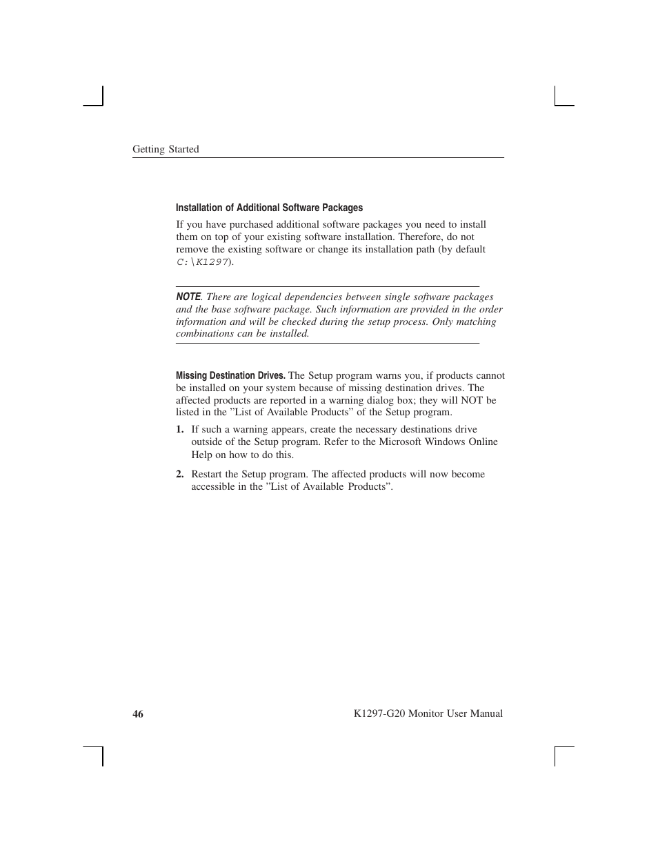 Tektronix K1297-G20 User Manual | Page 58 / 198