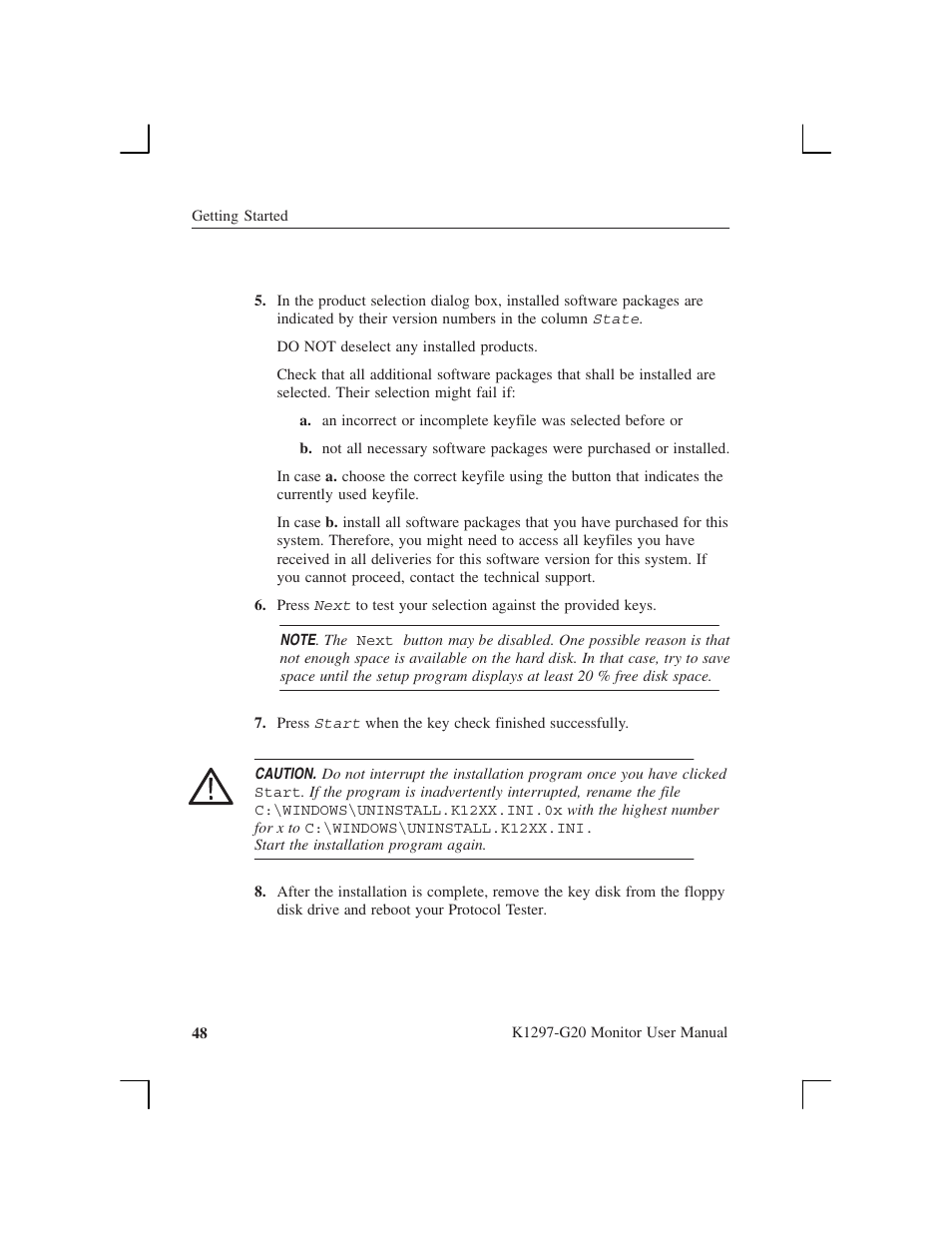 Tektronix K1297-G20 User Manual | Page 60 / 198