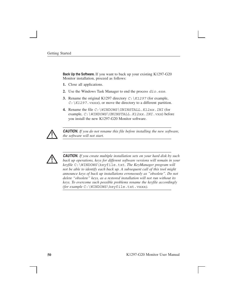 Tektronix K1297-G20 User Manual | Page 62 / 198