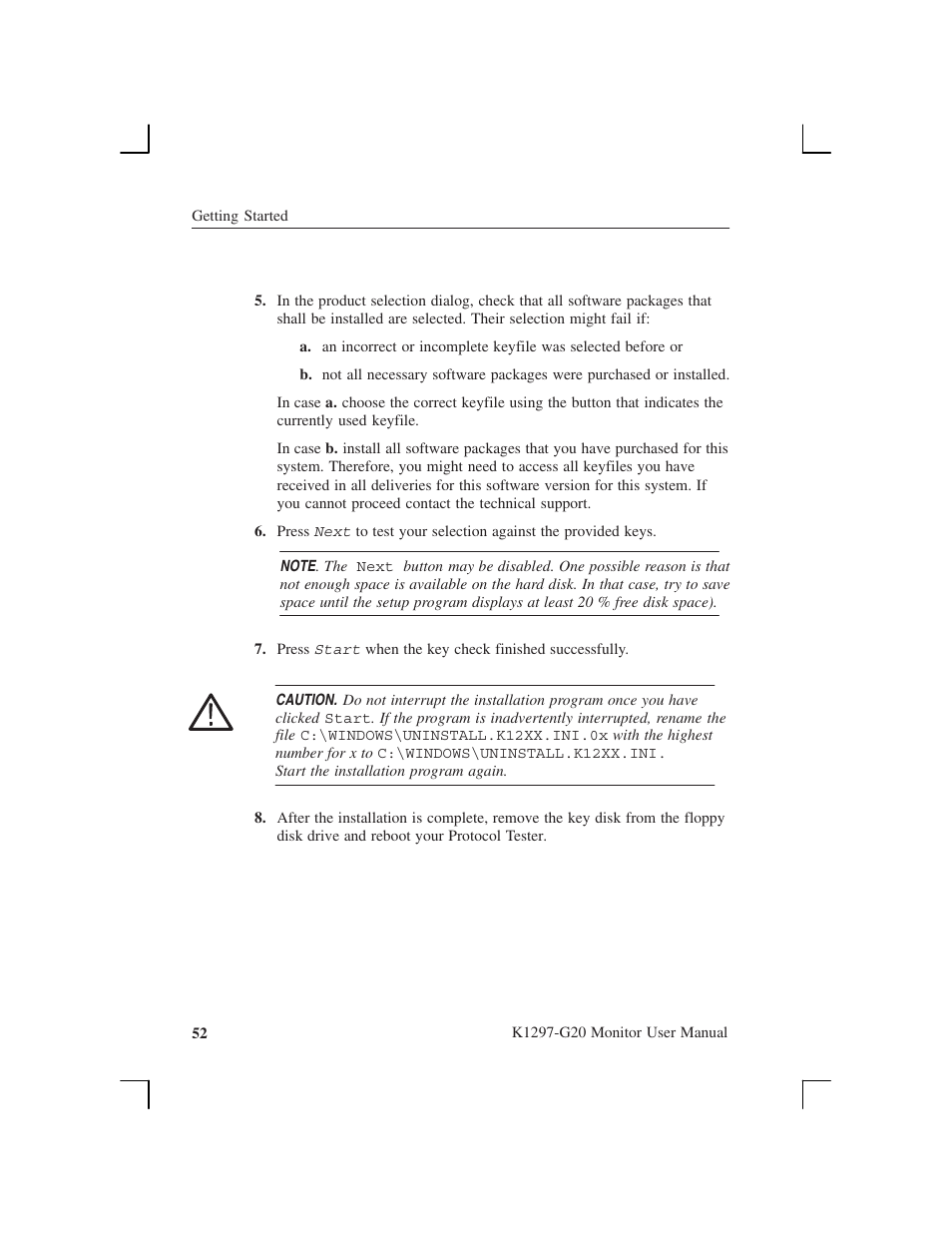 Tektronix K1297-G20 User Manual | Page 64 / 198