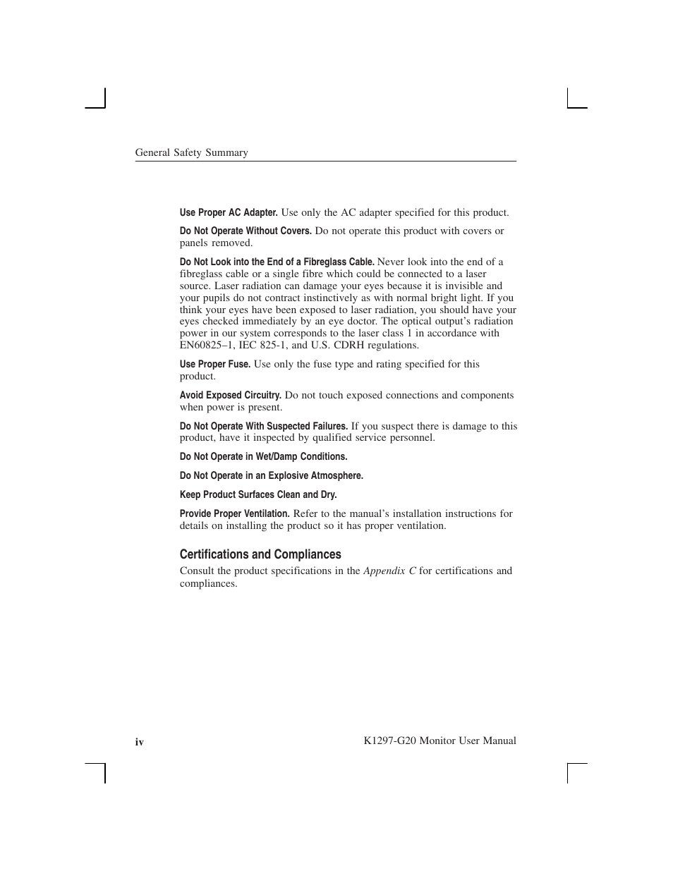Tektronix K1297-G20 User Manual | Page 8 / 198