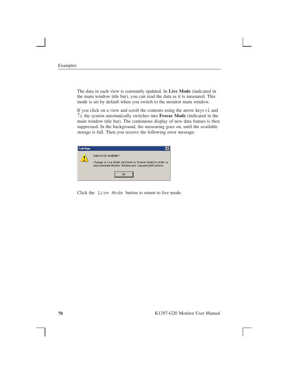 Tektronix K1297-G20 User Manual | Page 82 / 198