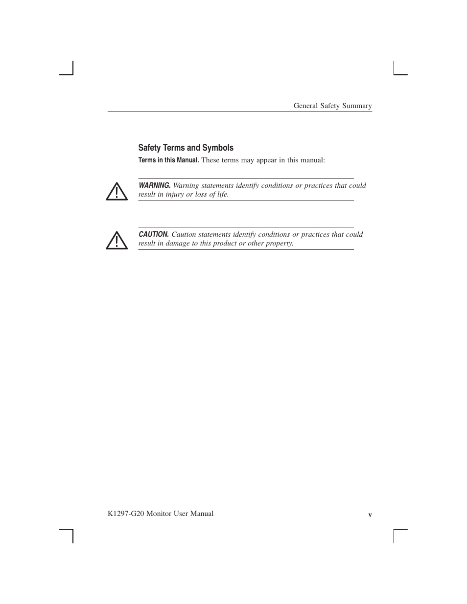 Tektronix K1297-G20 User Manual | Page 9 / 198