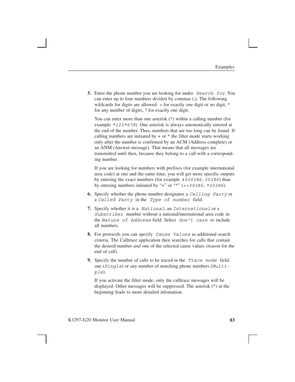 Tektronix K1297-G20 User Manual | Page 95 / 198