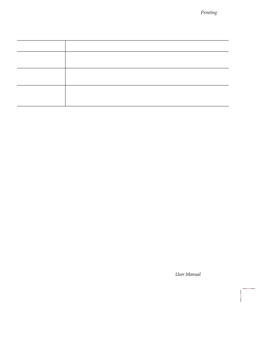 Printing, User manual | Tektronix Phaser 300X User Manual | Page 46 / 175