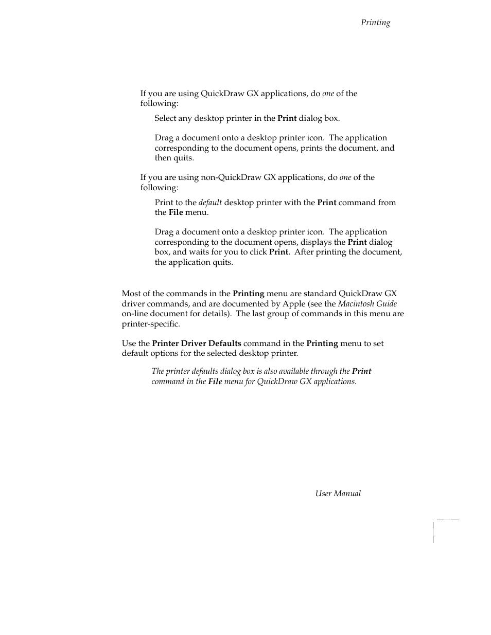 Using the phaser 300x gx driver, Using the phaser 300x gx driver 3-15 | Tektronix Phaser 300X User Manual | Page 48 / 175