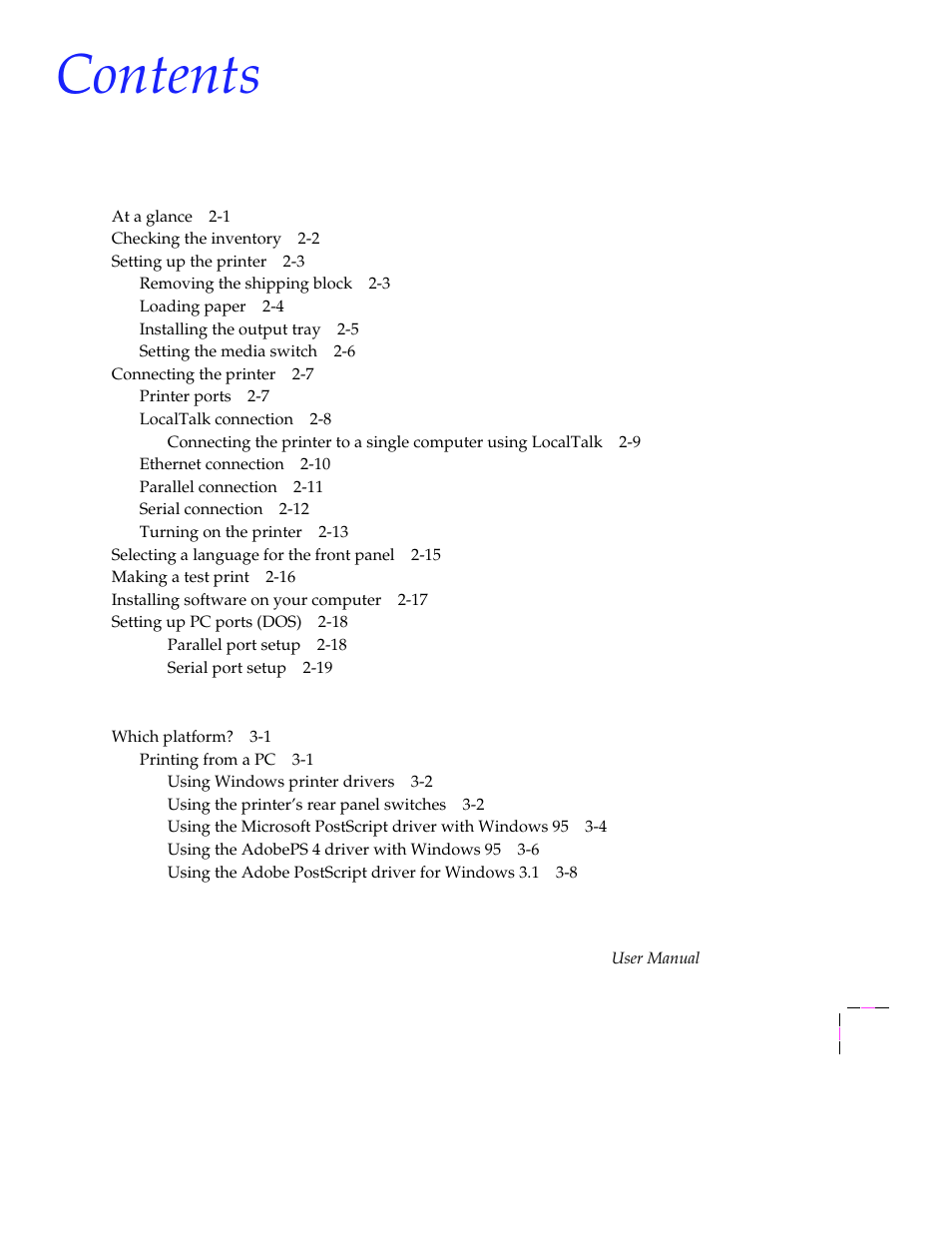 Tektronix Phaser 300X User Manual | Page 5 / 175