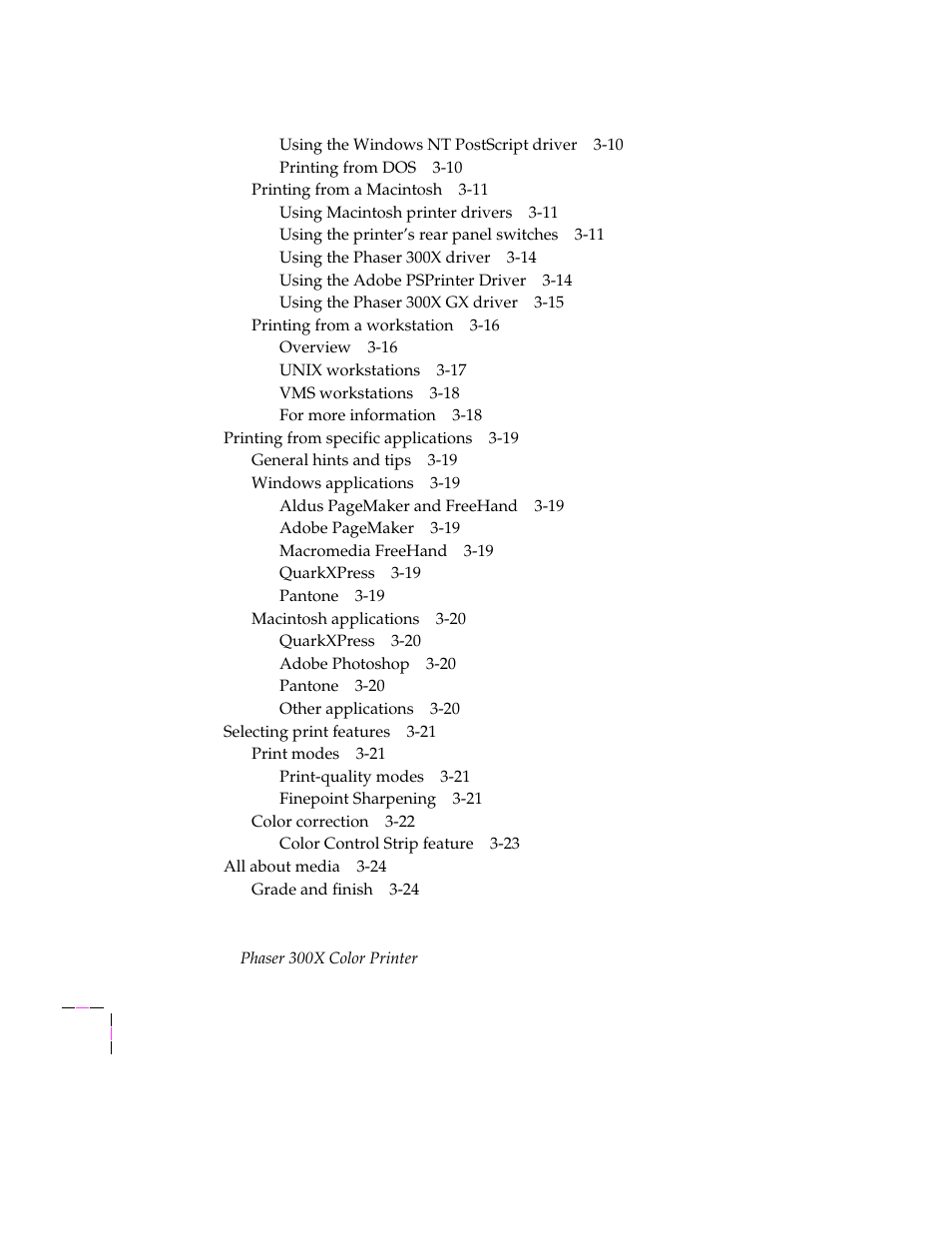 Tektronix Phaser 300X User Manual | Page 6 / 175