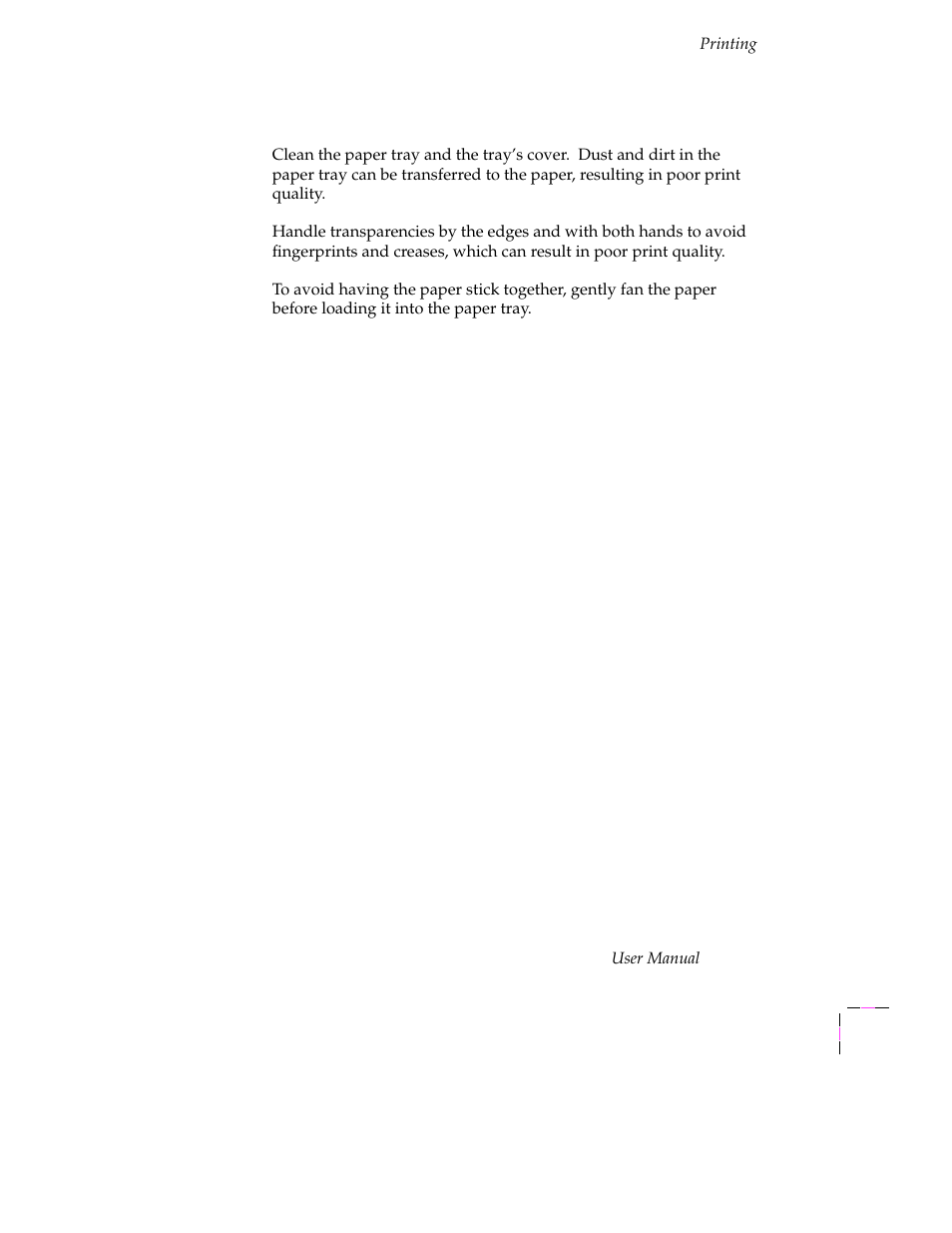 Media handling, Media handling 3-31 | Tektronix Phaser 300X User Manual | Page 64 / 175