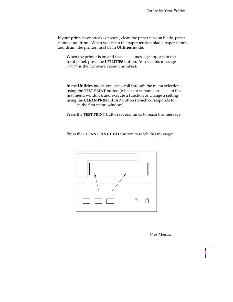 Cleaning the paper tension blade, paper clamp, and | Tektronix Phaser 300X User Manual | Page 89 / 175