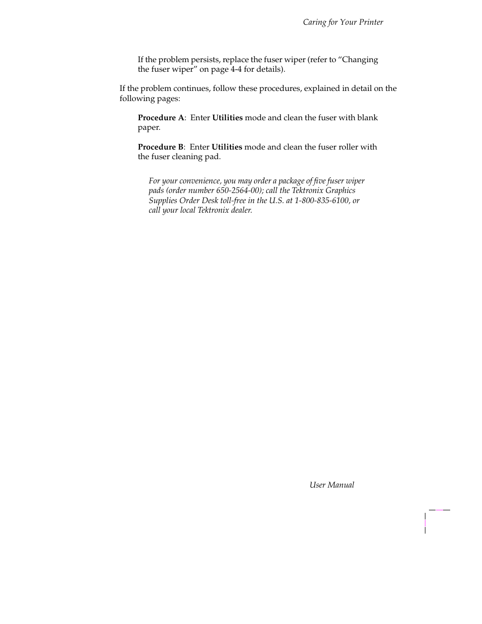 Tektronix Phaser 300X User Manual | Page 99 / 175