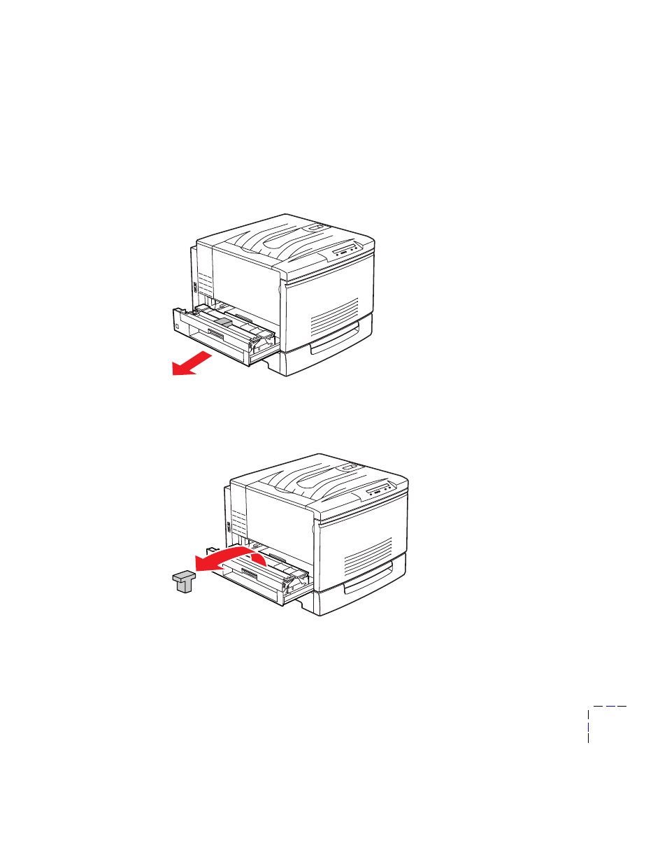 Install the fuser roll cartridge | Tektronix 780 User Manual | Page 21 / 50