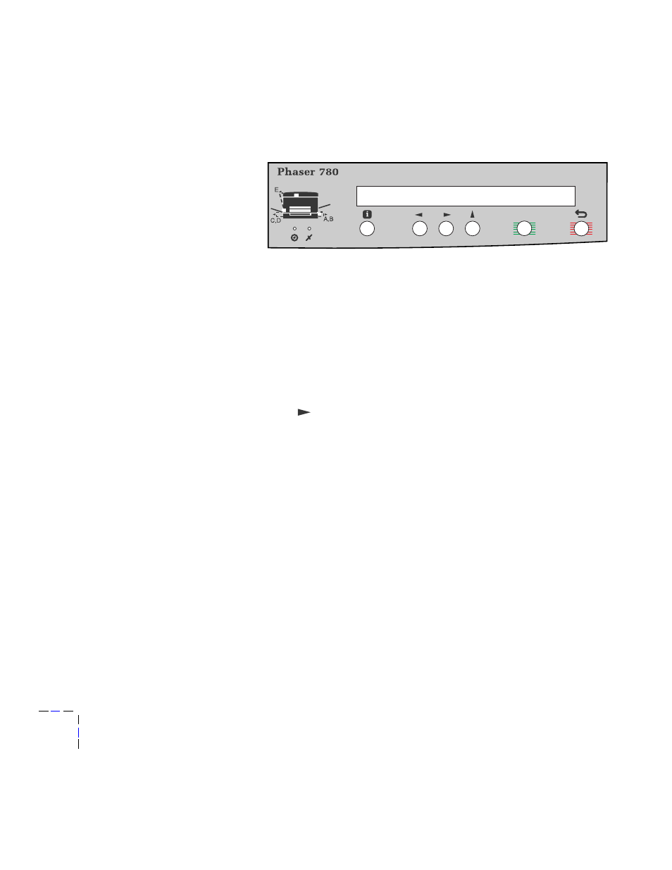 Make a test print | Tektronix 780 User Manual | Page 36 / 50