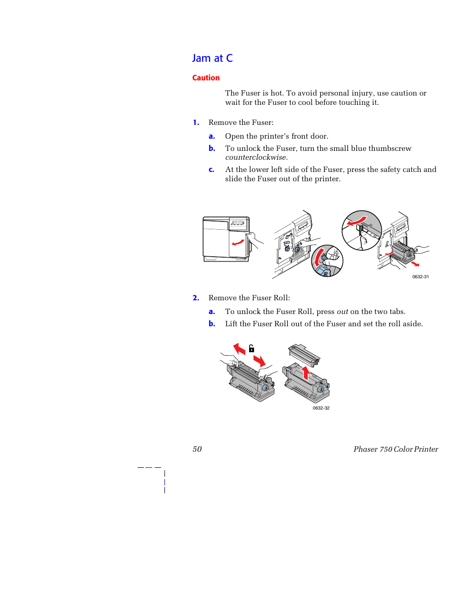 Jam at c | Tektronix 750 User Manual | Page 61 / 74