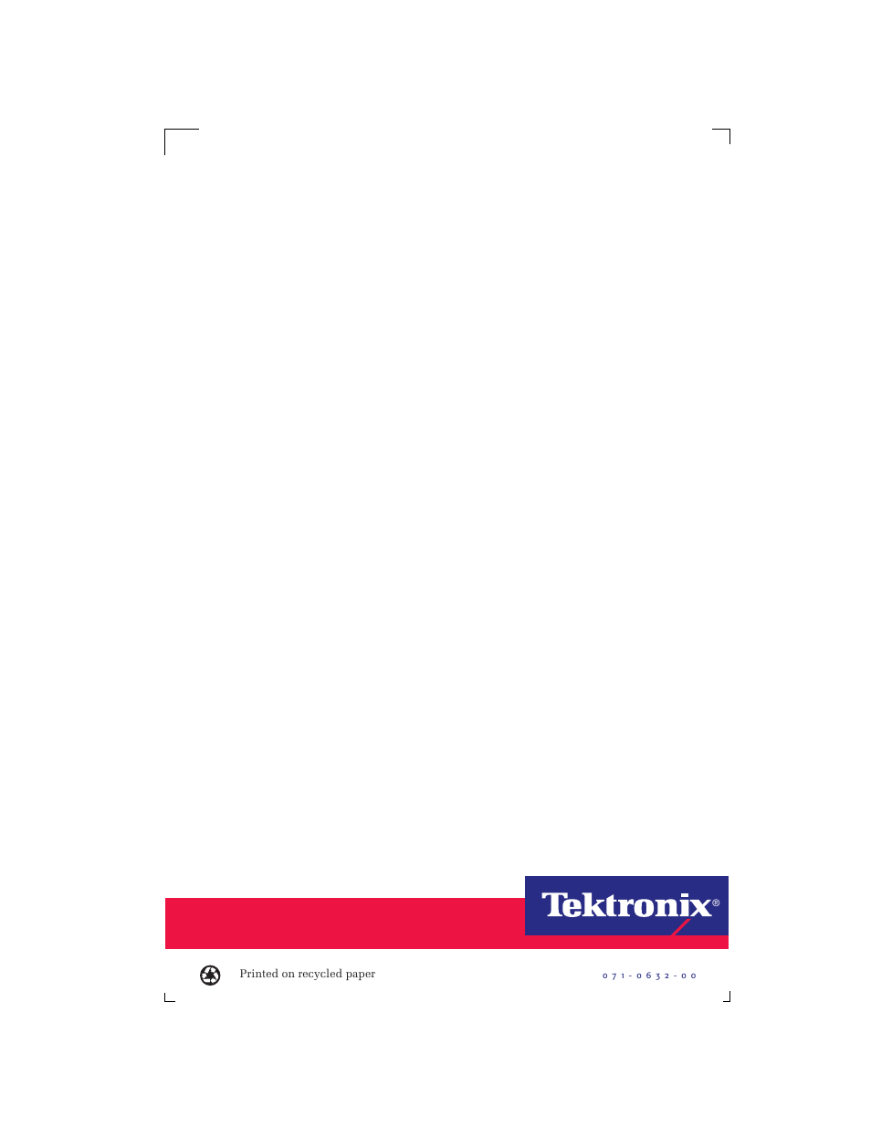 Tektronix 750 User Manual | Page 74 / 74