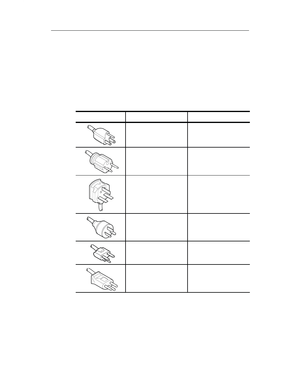 Power cords | Tektronix 070-8811-08 User Manual | Page 114 / 121