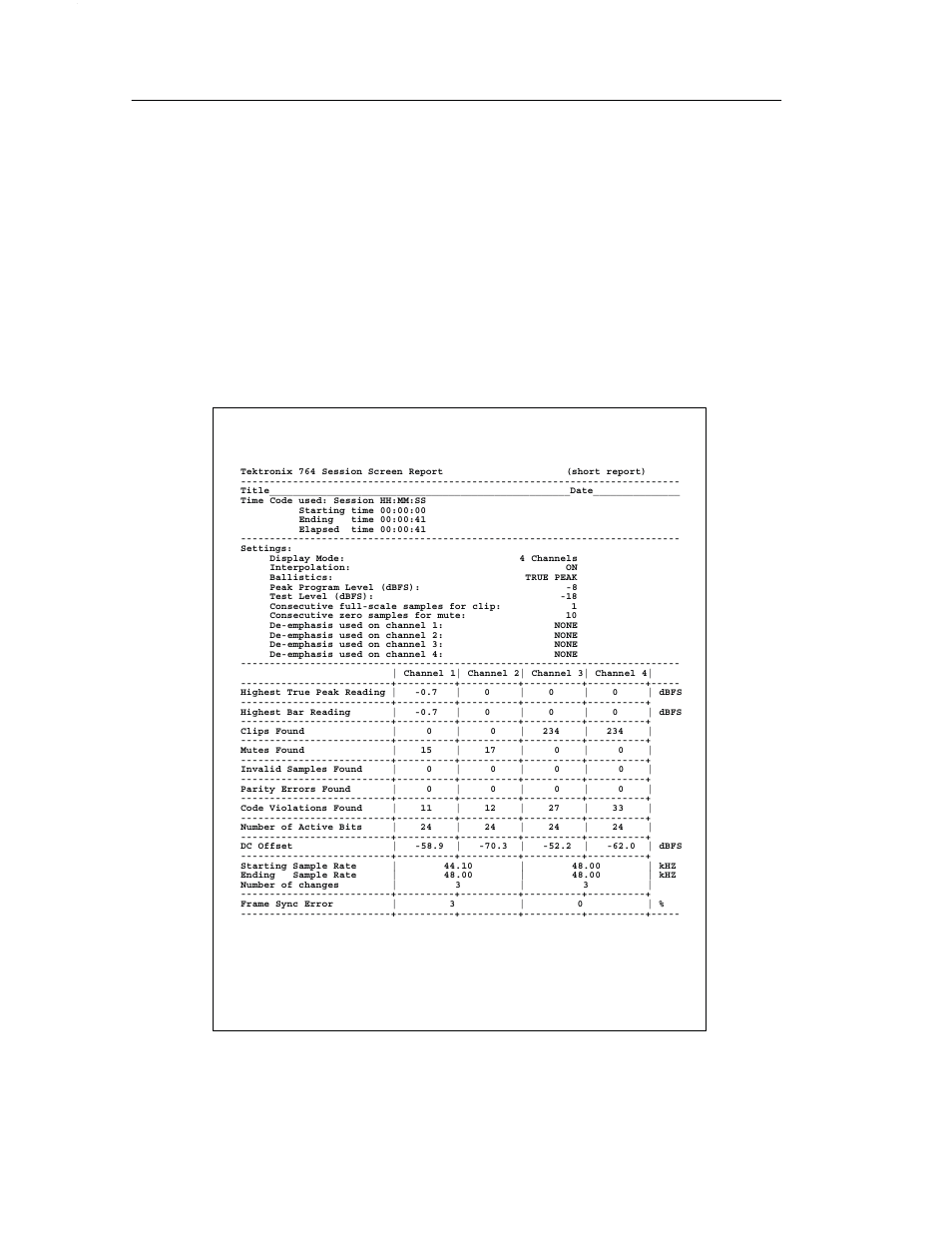 Session reports | Tektronix 070-8811-08 User Manual | Page 49 / 121