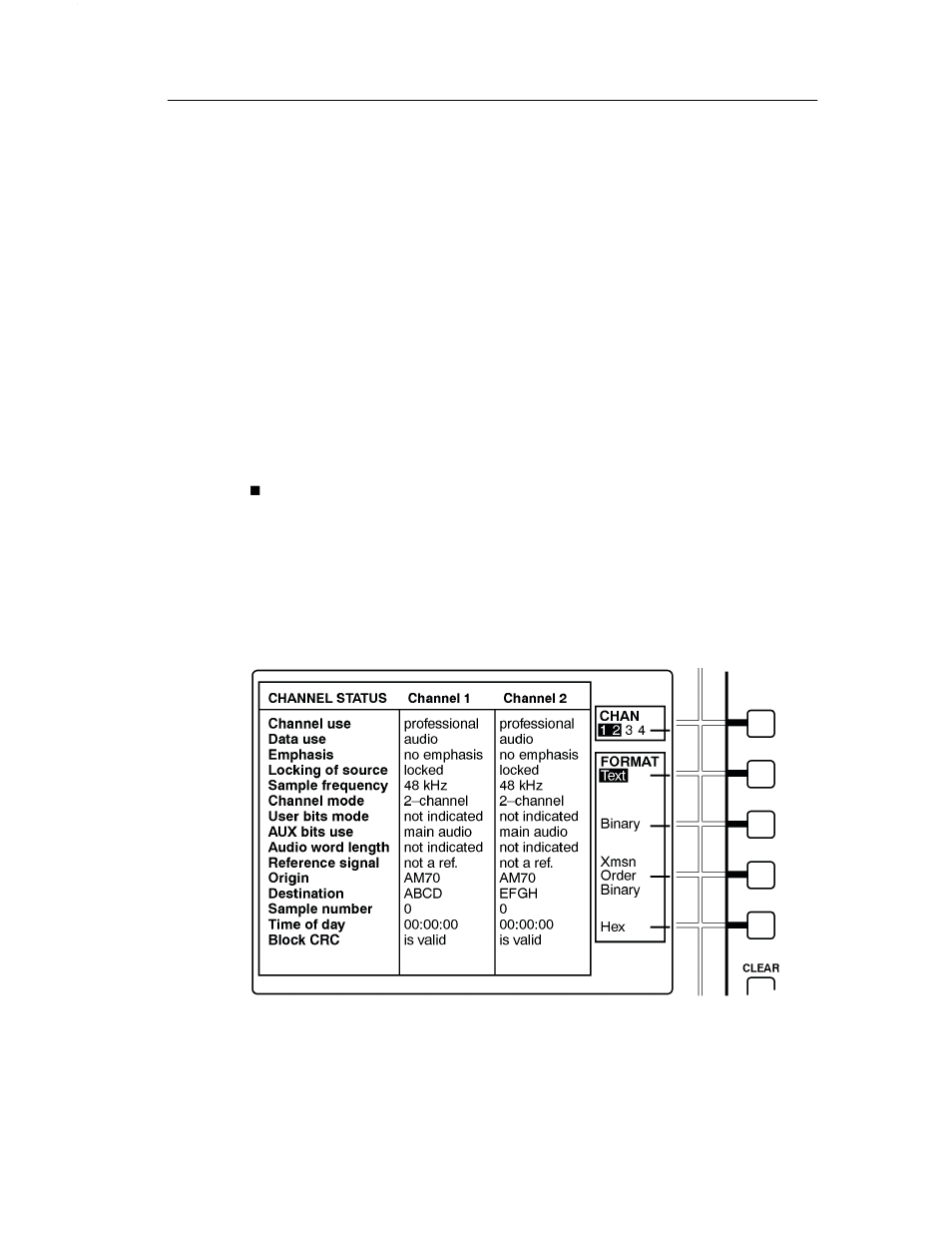 The channel status view | Tektronix 070-8811-08 User Manual | Page 52 / 121