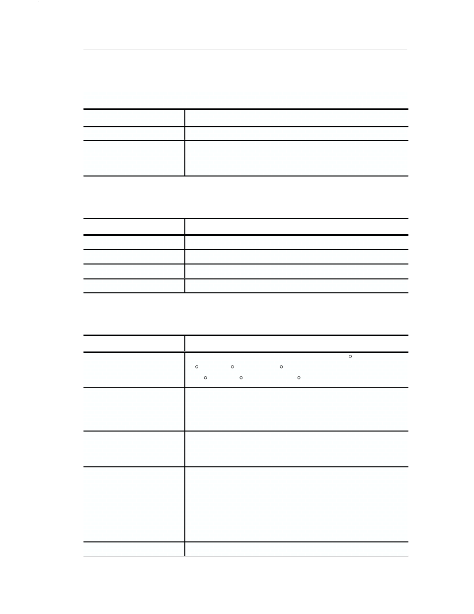 Table 26: physical characteristics (cont.), Table 27: power requirements, Table 28: environmental characteristics | Tektronix 070-8811-08 User Manual | Page 94 / 121