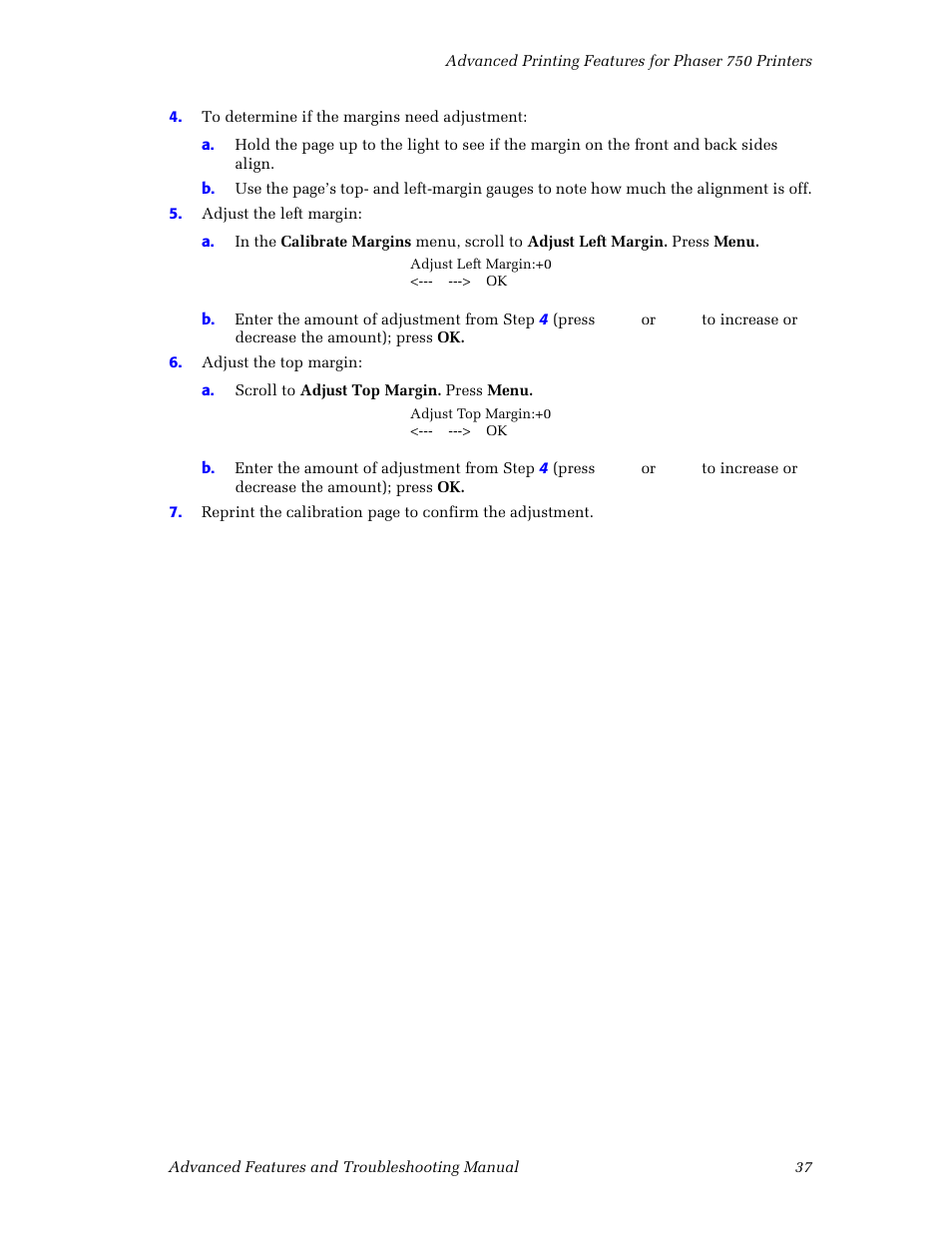 Tektronix Phaser Color Printer 750 User Manual | Page 46 / 118