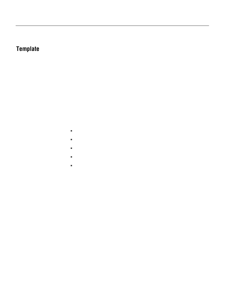 Template | Tektronix MTM400 User Manual | Page 116 / 197