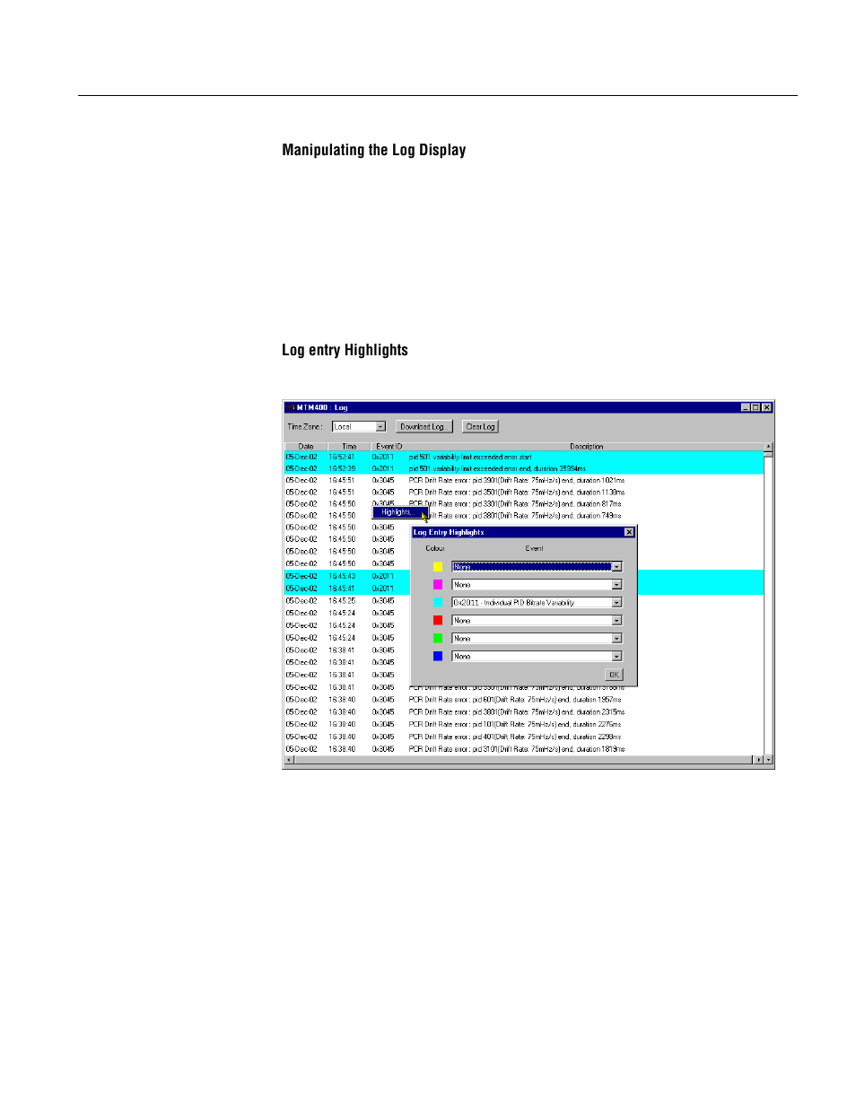 Tektronix MTM400 User Manual | Page 121 / 197