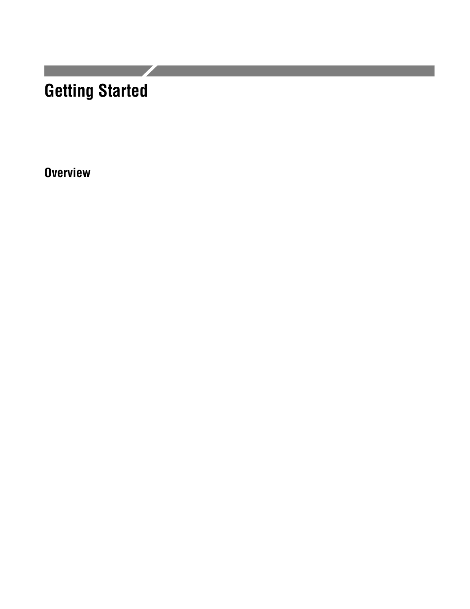 Getting started, Overview | Tektronix MTM400 User Manual | Page 15 / 197