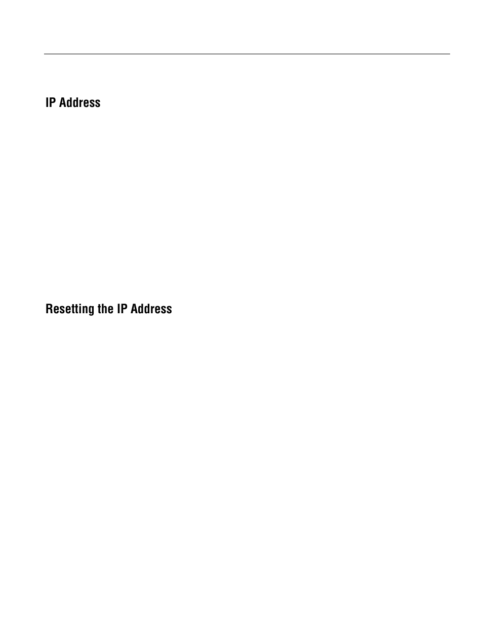 Ip address, Resetting the ip address | Tektronix MTM400 User Manual | Page 180 / 197