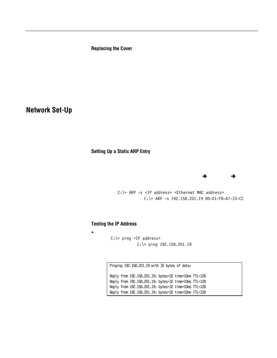 Network set-up | Tektronix MTM400 User Manual | Page 184 / 197