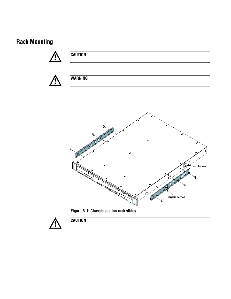 Rack mounting | Tektronix MTM400 User Manual | Page 187 / 197