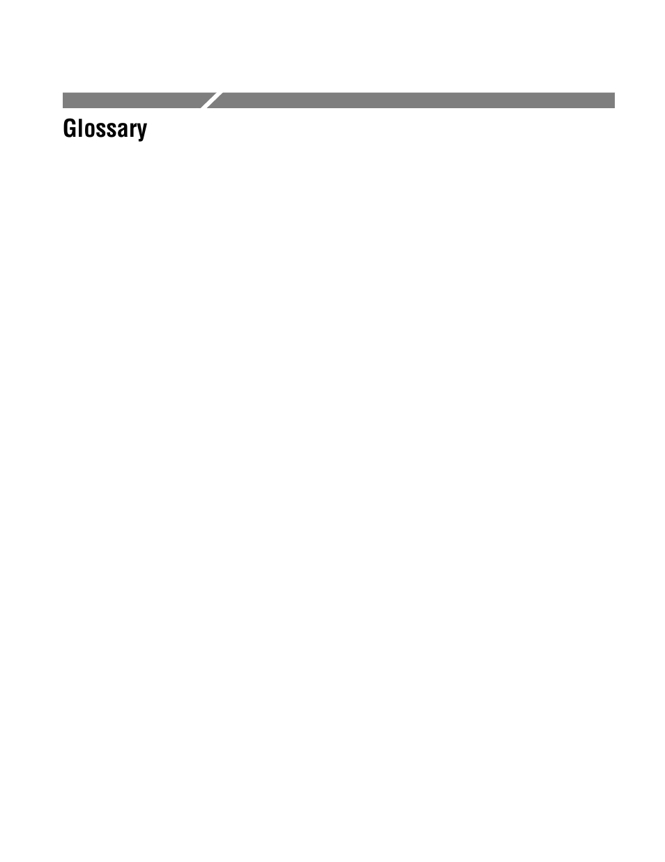 Glossary | Tektronix MTM400 User Manual | Page 191 / 197