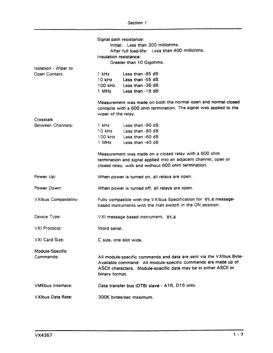 Tektronix VX4357 User Manual | Page 22 / 66