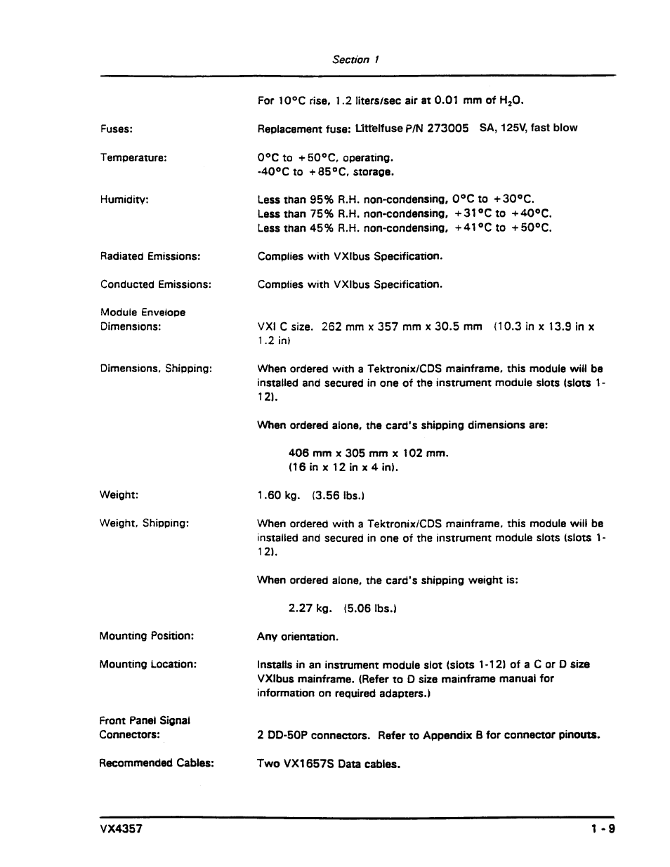 Tektronix VX4357 User Manual | Page 24 / 66