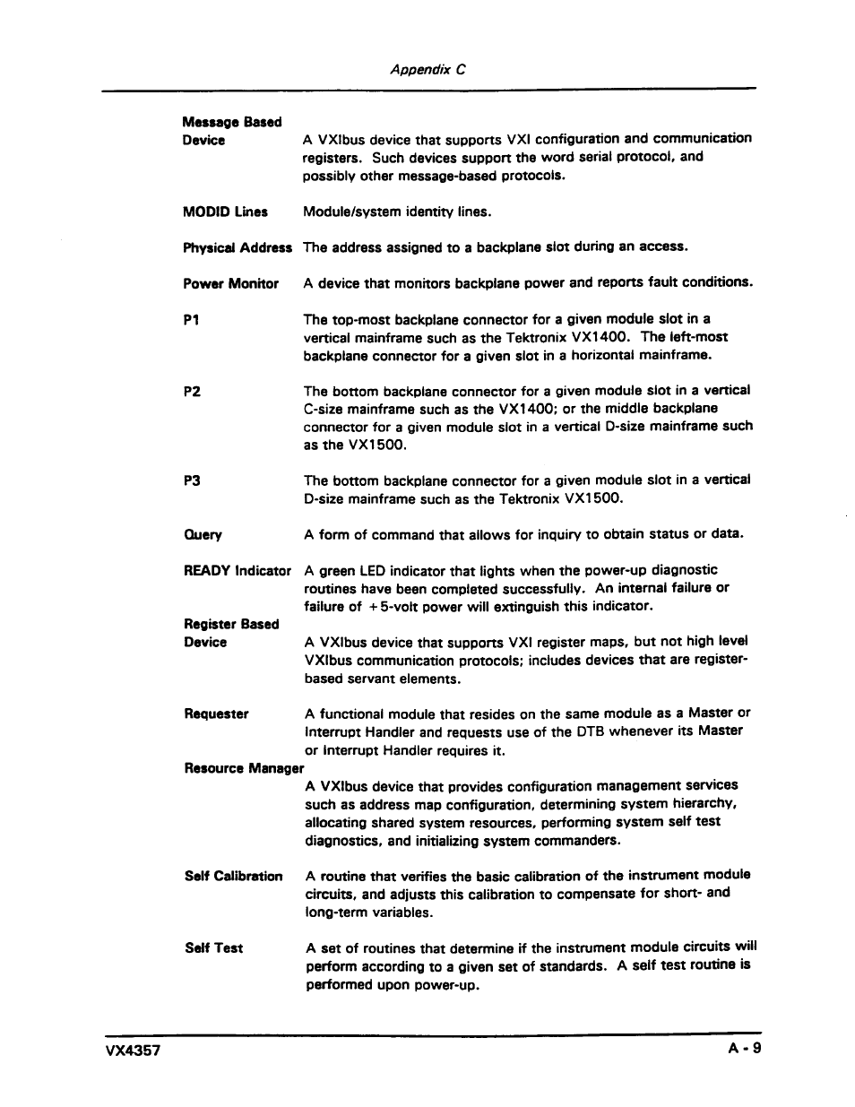 Tektronix VX4357 User Manual | Page 54 / 66