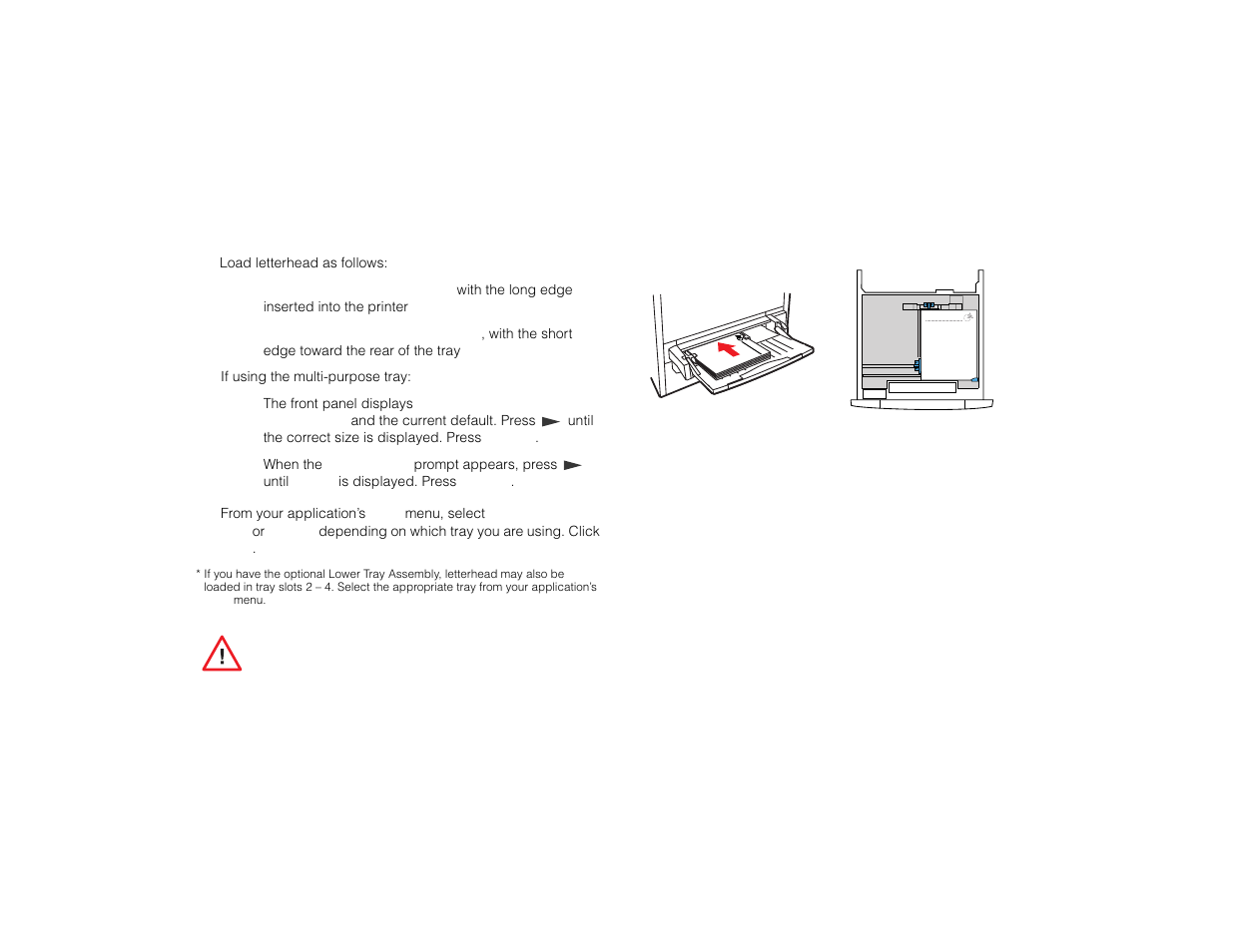 Letterhead | Tektronix PHASER 780 User Manual | Page 18 / 48