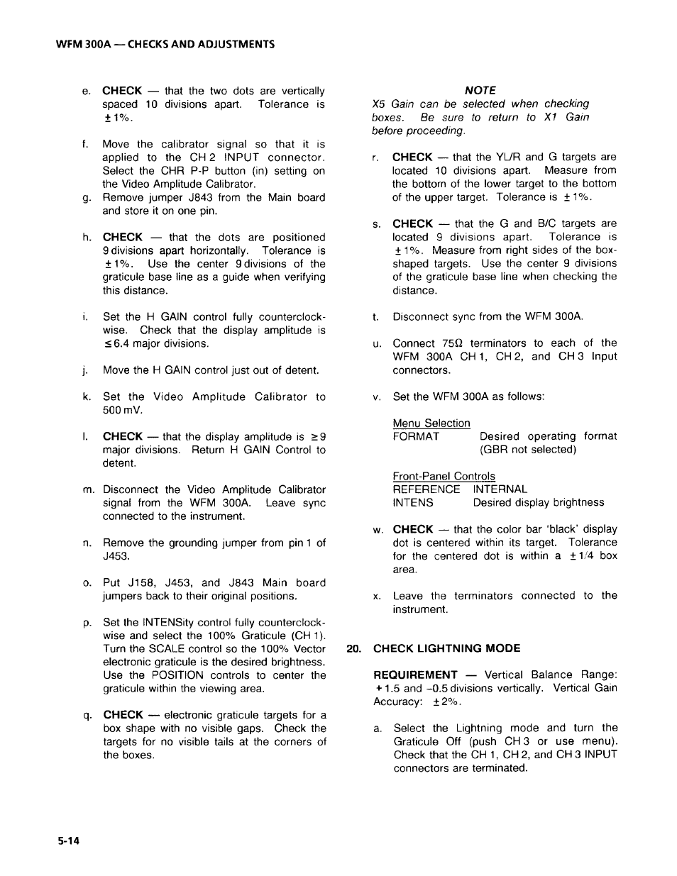 Tektronix WFM 300A User Manual | Page 100 / 212