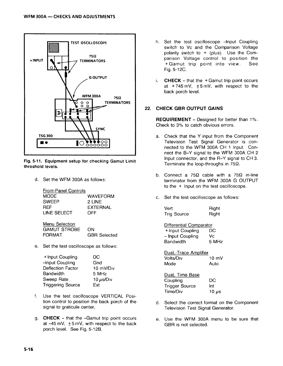 Tektronix WFM 300A User Manual | Page 102 / 212