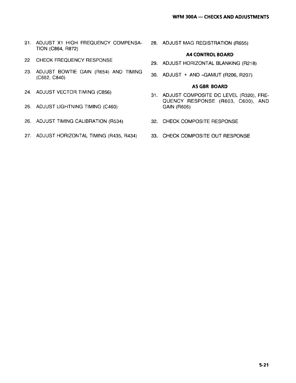 Tektronix WFM 300A User Manual | Page 107 / 212