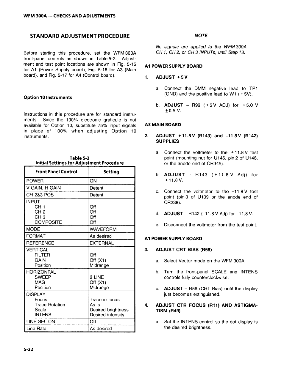 Tektronix WFM 300A User Manual | Page 108 / 212
