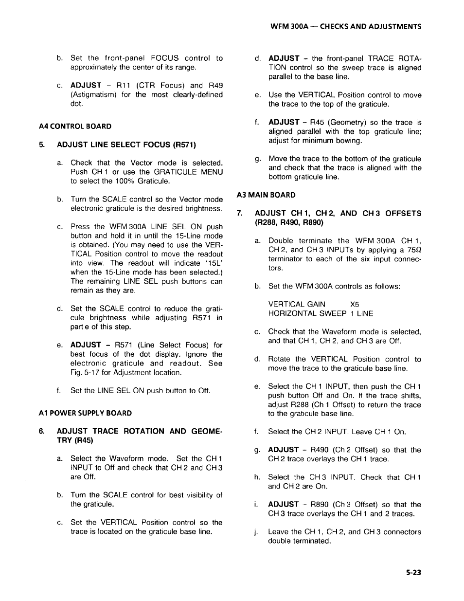 Tektronix WFM 300A User Manual | Page 109 / 212