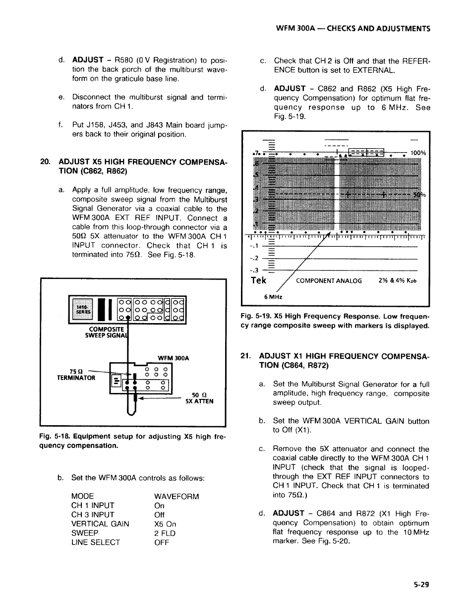 Tektronix WFM 300A User Manual | Page 115 / 212